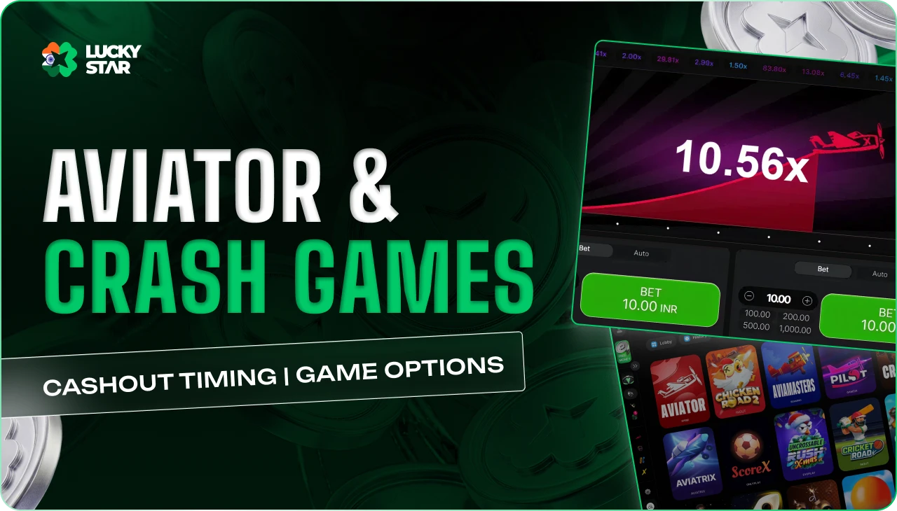 Collection of crash-style games featuring multipliers and fast-paced gameplay